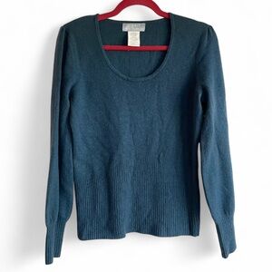 U-Knit 100% Pure Cashmere Scoop Neck Sweater Size M